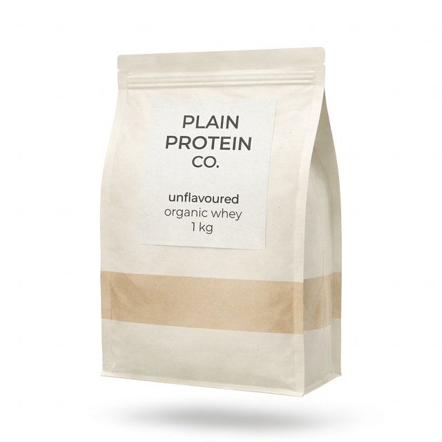 Unflavoured Organic Whey Protein, 1 kg