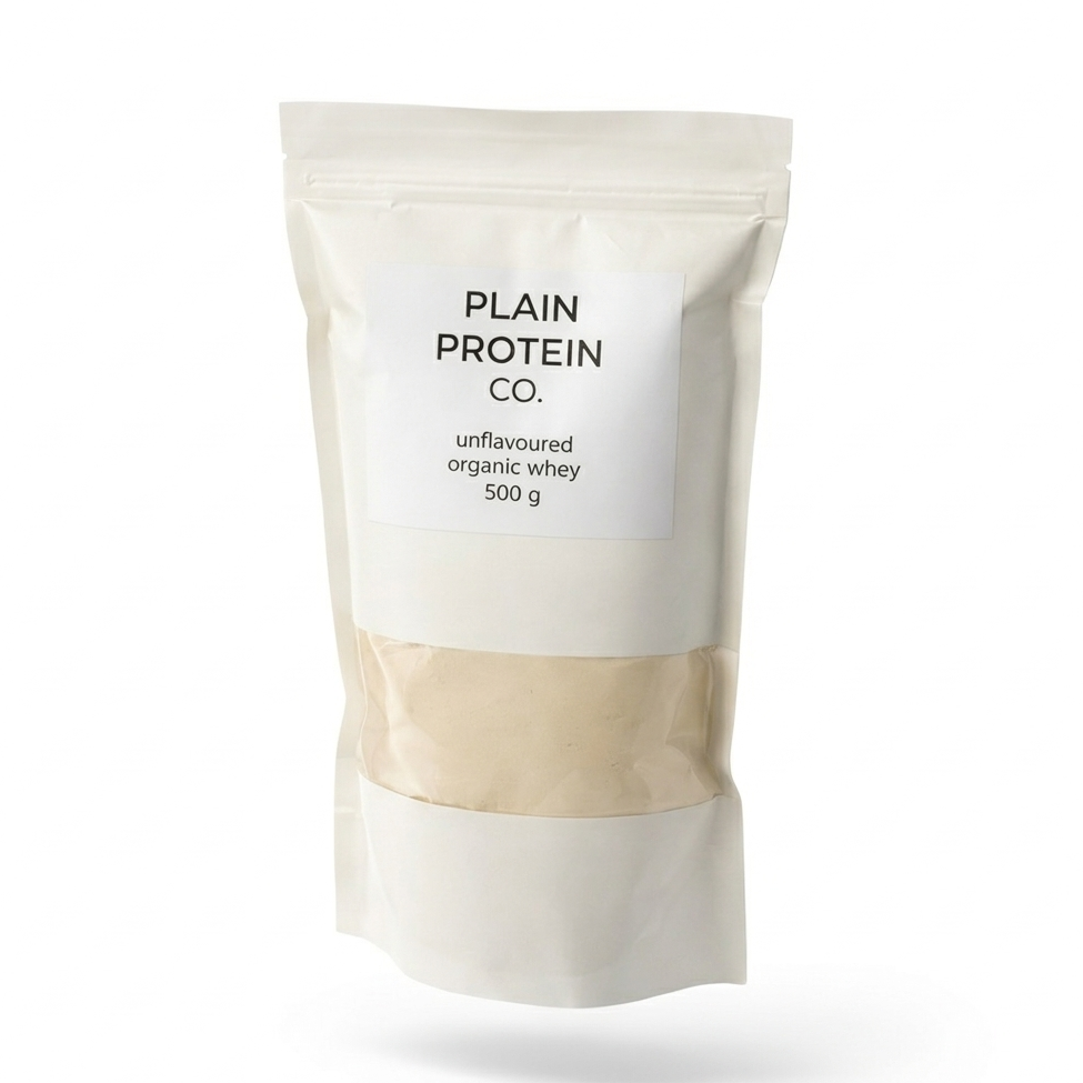 Unflavoured Organic Whey Protein, 500 g