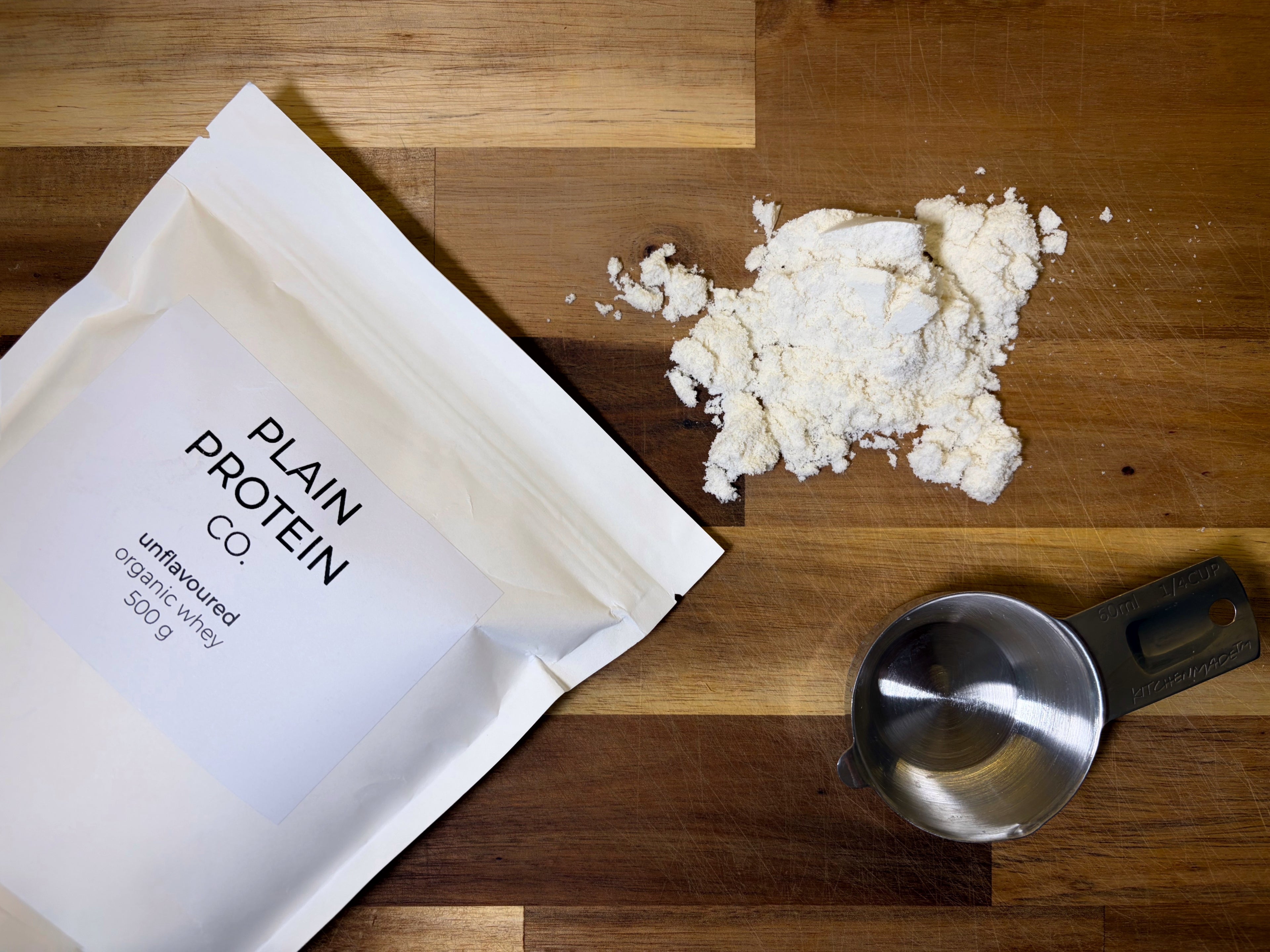 Unflavoured Organic Whey Protein, 500 g