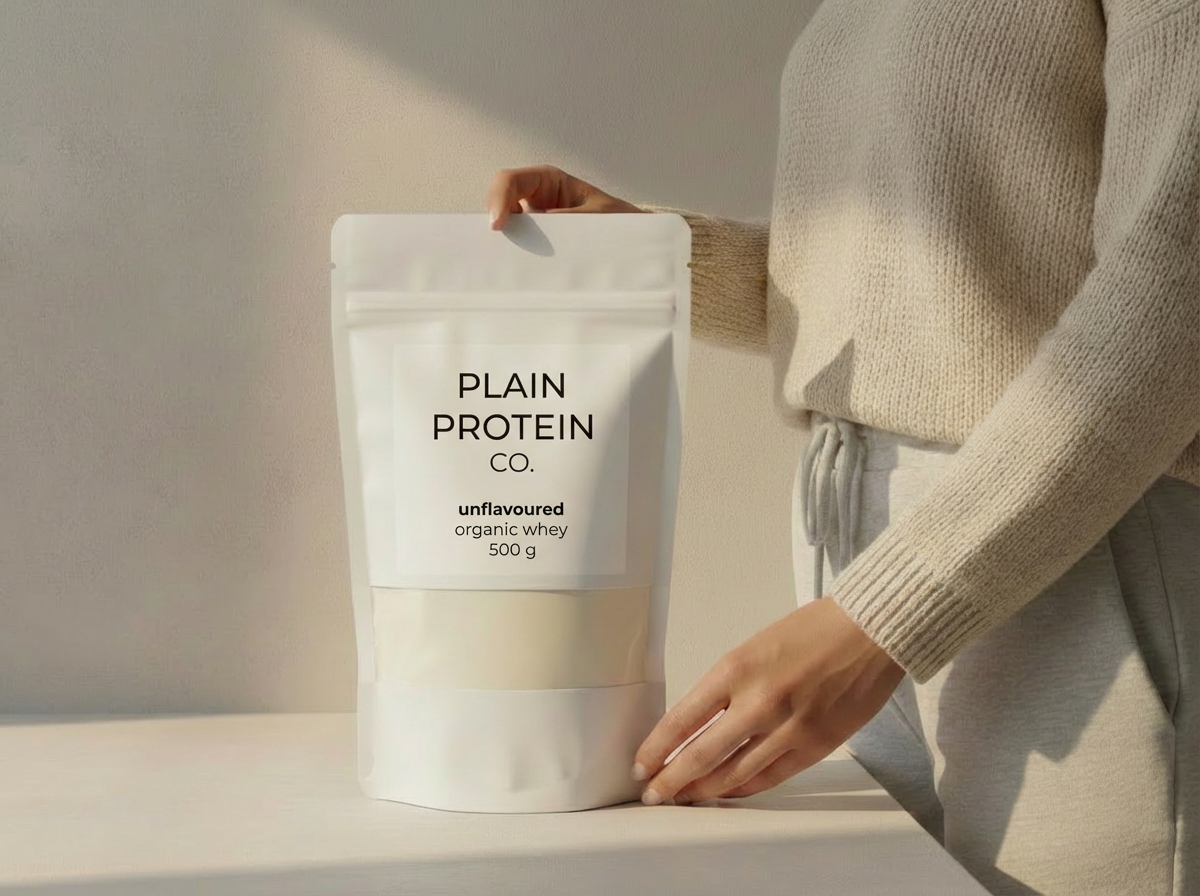 Unflavoured Organic Whey Protein, 500 g